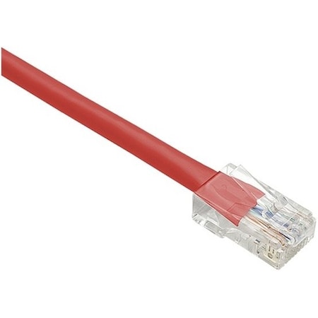 Unc Group 2Ft Red Cat5E Patch Cable, Utp, No Boots PC5E-02F-RED